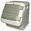 Stack n' Store Pet Food Storage Bin - Durable Plastic - Lockable - Scoop Included - LARGE