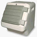 Stack n' Store Pet Food Storage Bin - Durable Plastic - Lockable - Scoop Included - SMALL