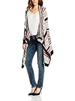 LTB Jeans Chaqueta Punto Konikec (Blanco / Rosa Claro / Negro)