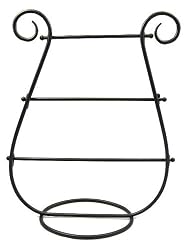BRACELET DISPLAY / HOLDER - BLACK ~ REMOVEABLE BARS ~ HOLDS LEVERBACK EARRINGS TOO!
