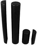 Isokinetics Inc. Brand High Density Foam Roller - Black - 4 Sizes