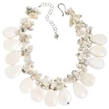 Howlite drop necklace