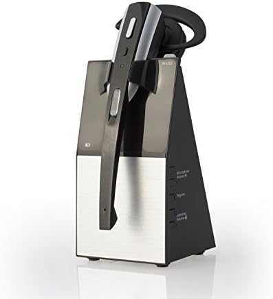 Skoot Convertible Wireless Office Headset. DECT 6.0 Noise Canceling Microphone with 475 ft Range