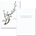 Sympathy Cards: Blooming Branch - Box of 10 Cards & env Made in USA by CroninCards