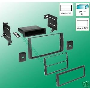 Stereo Install Dash Kit Toyota FJ Cruiser 07 2007 (car radio wiring installation parts)