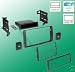 Stereo Install Dash Kit Toyota FJ Cruiser 07 2007 (car radio wiring installation parts)