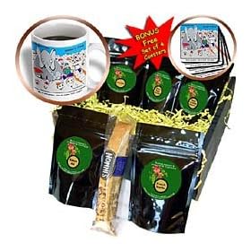 Londons Times Funny Animals Cartoons - Elephant Baseball Fan - Coffee Gift Baskets - Coffee Gift Basket