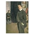 Portrait of Sergei Pavlovich Diaghilev with His Nurse, 1906 Art Giclee Poster Print by Leon Bakst, 18x24