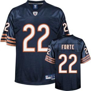 Chicago Bears Matt Forte Navy Premier Reebok Jersey (XXL)