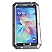 ELECDAY[TM] Metal Corning Gorilla Glass Shockproof/dustproof/weatherproof Military Heavy Protection Hard Cover Skin Case Pouch Shell Membranes for Samsung Galaxy S5 Sv G900 I9600 (Silver)