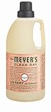Mrs. Meyers Clean Day Laundry Liquid Detergent, Geranium, Six - 64 Ounce Bottles (384 Ounces)