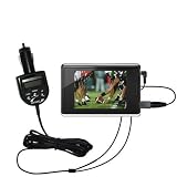 414NNJ7M 8L. SL160  FM Transmitter with integrated Car Charger for the FLO TV PTV 350 Personal Television   uses Gomadic TipExchange Technology