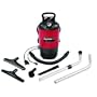 Commercial Backpack Vacuum in Red