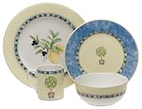 Royal Doulton Carmina Lemon 4-Piece Dinnerware Place Setting, Service for 1