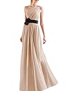 JY Women’s Ruched One Shoulder Brides…