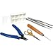Bead Crimping Pliers Scissors Reamers Tweezers 6 Tools