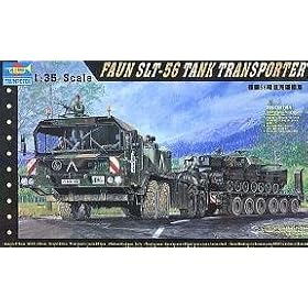German Faun Elefant SLT56 Tank Transporter by Trumpeter