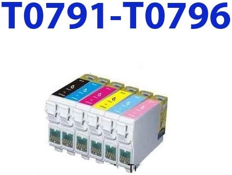 Theluckleds 6pk T079 compatible ink cartridges T0791 T0792 T0793 T0794 T0795 T0796 for Epson Artisan 1430 Stylus Photo 1400