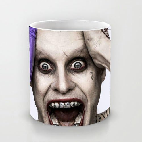 Home Basic Suicide Squad Joker Jared Leto Funny Tea Mugs,Coffer Mugs,Water Mugs