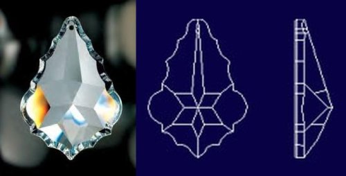 63mm 2.5" 30% Lead Crystal French Cut Suncatcher
