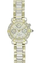 AK Anne Klein Women's Diamond Accented Multi-Function Two-Tone Watch # 10-7899MPTT
