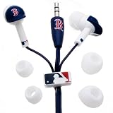NEMO DIGITAL MLF10114BS MLB Batting Helmet Earbuds Boston Red Sox Style