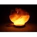 Large Himalayan Salt Crystal Prosperity Bowl Lamp