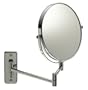Jerdon JP7506CF 8-Inch Wall Mirror, 5X Magnification, Chrome Finish