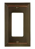 Wall Plates: Amerelle AMZ84RVB Steps Rocker Wallplate 2-Pack, Venetian Bronze