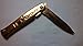 1 X GOLD Milano Handle & Blade Godfather POCKET KNIFE