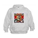 Artsmith, Inc. Kids Hoodie Southern Motorcycle Rider Hell On Wheels Rebel Flag