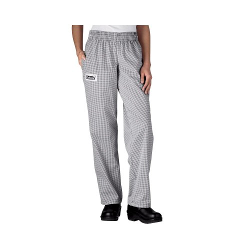 Chefwear Women s Small European Houndstooth Low Rise Chef Pants Brock