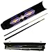 Trademark Global Fiber Glass Diamond Pool Stick, Black
