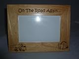On The Road Again Camping engraved 4x6 Picture Frame