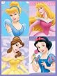 New Disney Four Princess Carpet & Rug Area 54x80" with Non Skid Backing