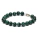 414Ng3BNjgL. AA75  14k Yellow Gold 8mm Malachite Beaded Bracelet, 7.25