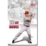 Cincinnati Reds Jay Bruce Sports Poster Print - 22x34 Poster Print, 22x34