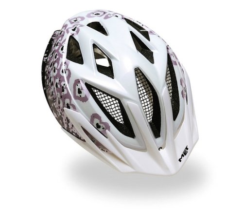 MET Kinder Helm MTB Crackerjack, weiss-flieder, 52-57cm Preisvergleich
