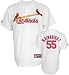 Adam Wainwright Jersey: Adult 2010 Majestic Home White Replica #50 St. Louis Cardinals Jersey - Medium