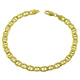Classic 14 Karat Yellow Gold 8.5 Inch Mariner Bracelet