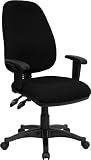 Ergonomic Computer Chair with Height Adjustable Arms [BT-661-BK-GG]