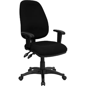 Ergonomic Computer Chair With Height Adjustable Arms [BT-661-BK-GG]