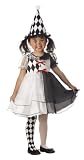 Toddler and Girls Little Harlequin Clown Costume - Toddler