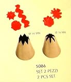 Cake Decoratoring Nozzles s/s 2pcs 16mm top end Guaranteed quality