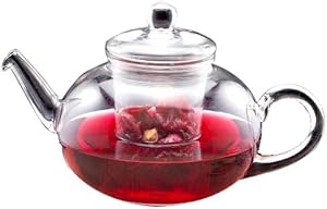 Northwest Glass 8 Cup Glass Tea Pot