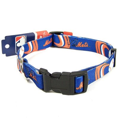New York Mets Adjustable Dog/Cat Pet Collar (X-Small)