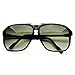 Retro Celebrity Style Flat Top Key Hole Aviator Sunglasses