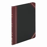 Boorum & Pease 38-150-R Record/account book, black/red cover, record rule, 9-5/8 x 7-5/8, 150 pages
