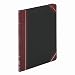 Boorum & Pease 38-150-R Record/account book, black/red cover, record rule, 9-5/8 x 7-5/8, 150 pages