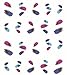 3D Feather Nail Art Tips Nail Decal Stickers